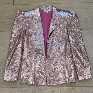 LoveShackFancy Aileen Jacket in Palm Beach Pink Size 0